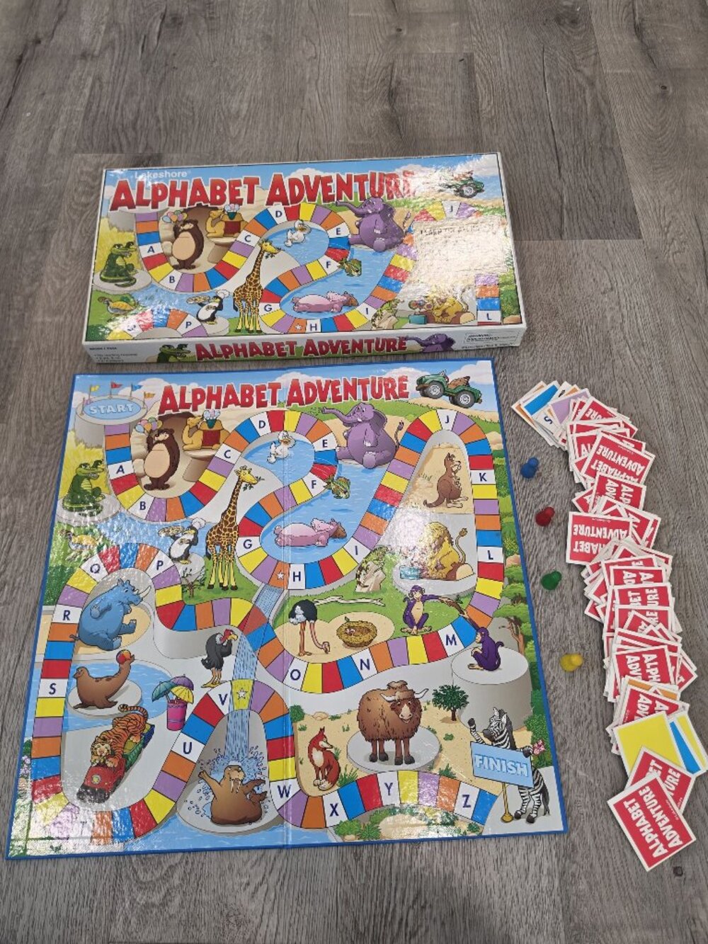 Alphabet Adventure Board Game By Lakeshore For Kids Ages 3+ Learn Letters